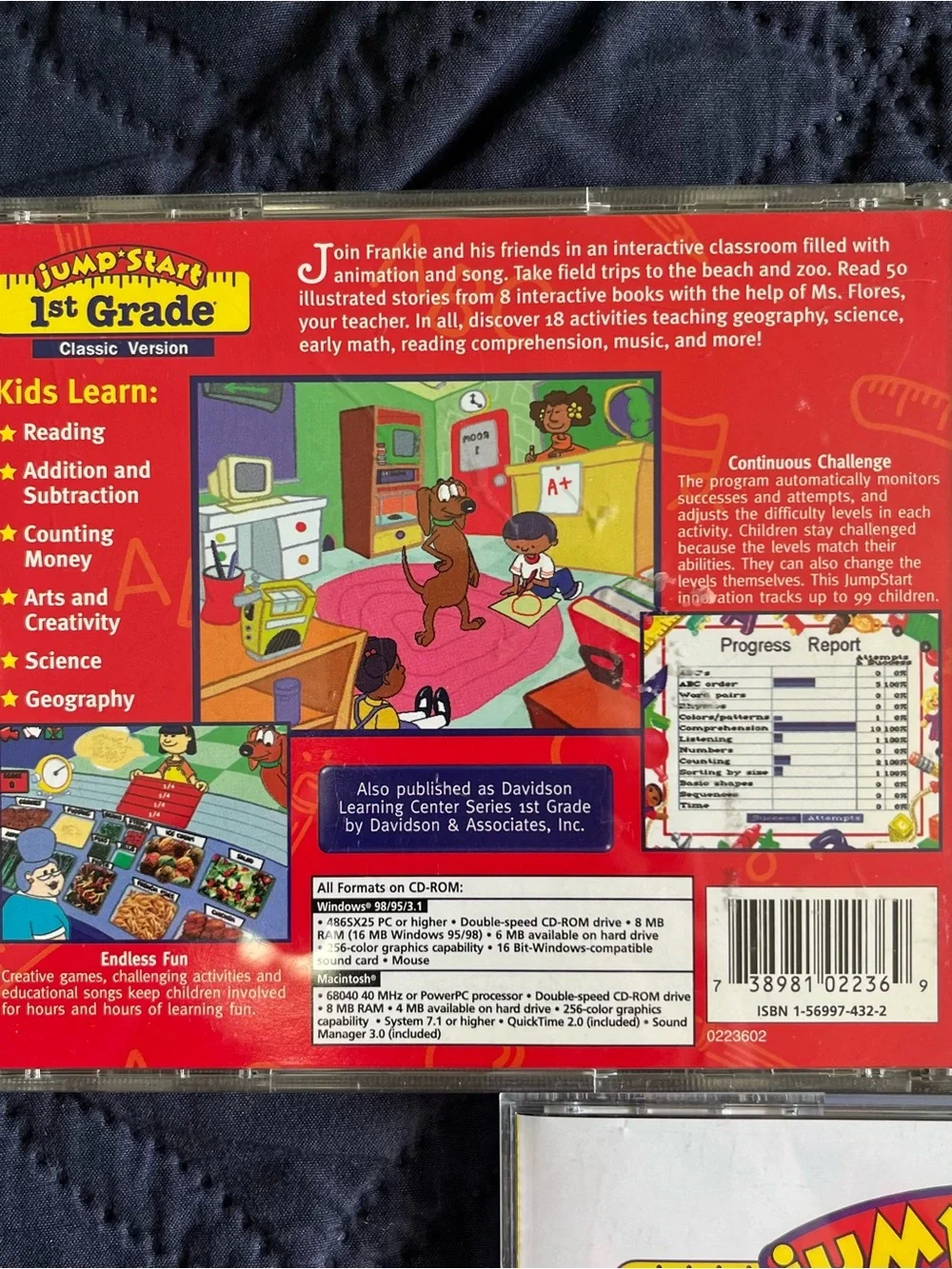 Lot of 3 Jump Start PC CD-ROMs Preschool, 1st Grade, Toddlers